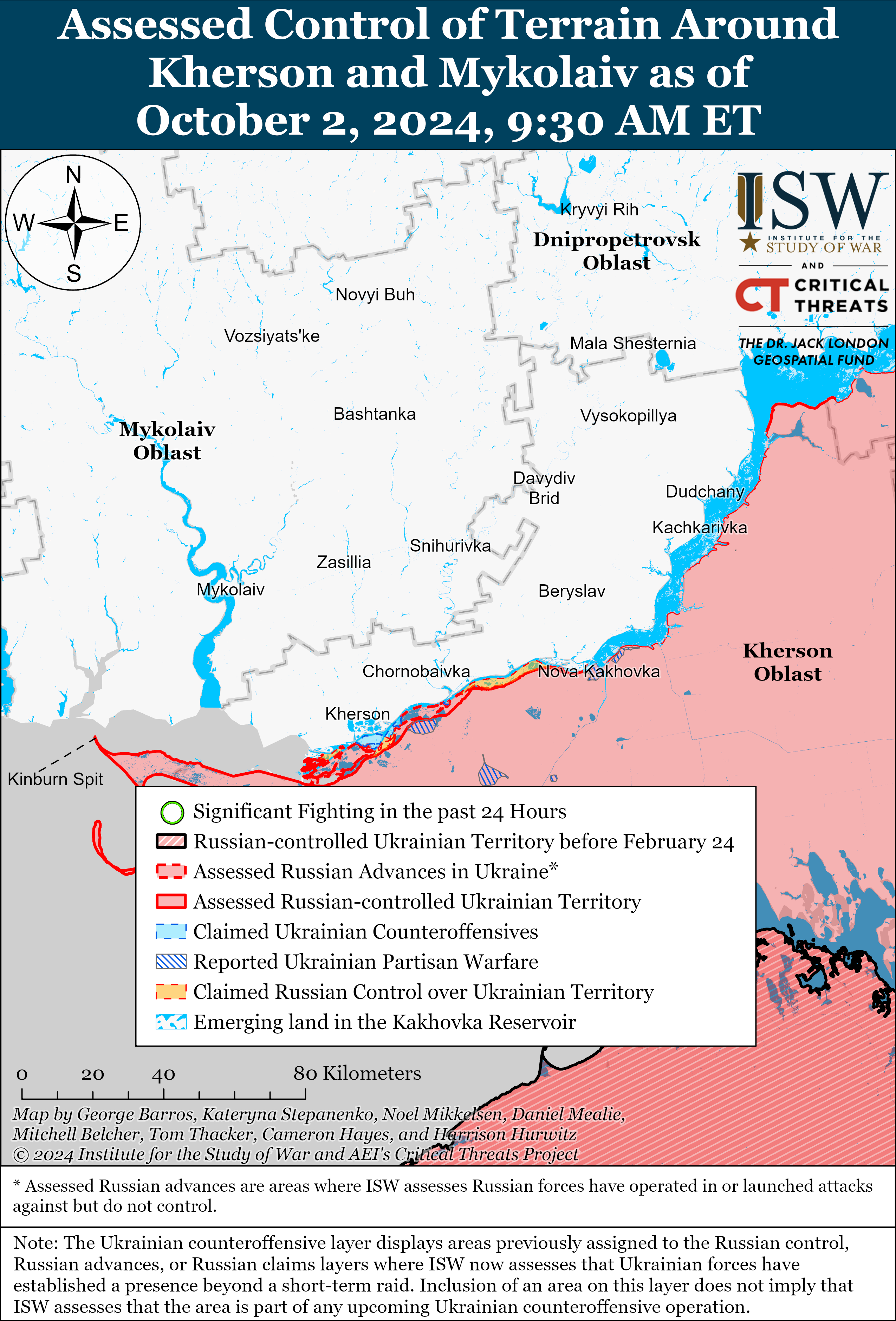 Війська РФ продовжують просуватися на Донбасі: карти ISW